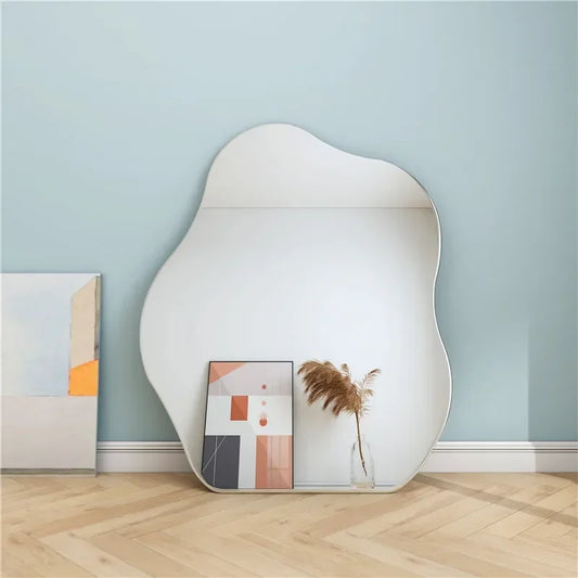 Irregular Mirror Wall Decorative Mirrors For Dressing Table Bedroom Living Room Glass Mirror Living Room Decor